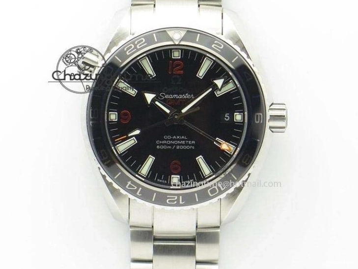 0211 Stretchable Planet Ocean 2016 43.5mm SS OM 1:1 Best Edition Gray Dial On SS Bracelet A 8163